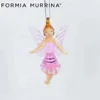 Holiday decoration glass angel wings christmas ornament