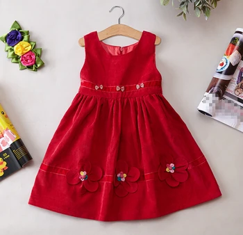 Spring Fashion Designs Baby Girls Flower Dress Children Frocks Designs