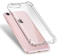 

Nice Quality Anti Shock Crystal Clear Cover Case Shock Absorption with Soft TPU Bumper Silicone TPU For iPhone 7/7plus