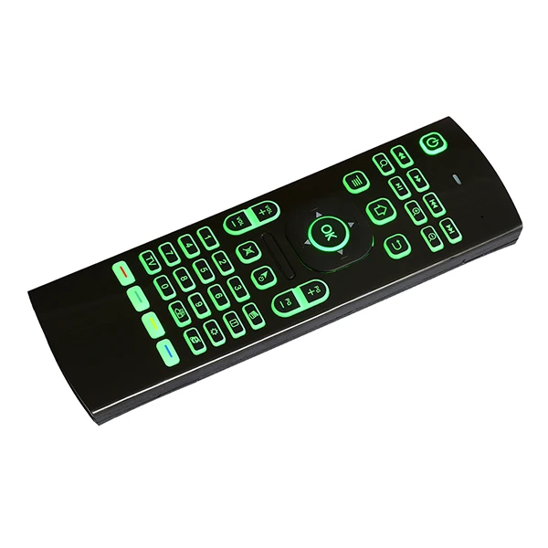 New designed 2.4G wireless remote control MX3 with 6-Axis inertia sensor colorful backlit