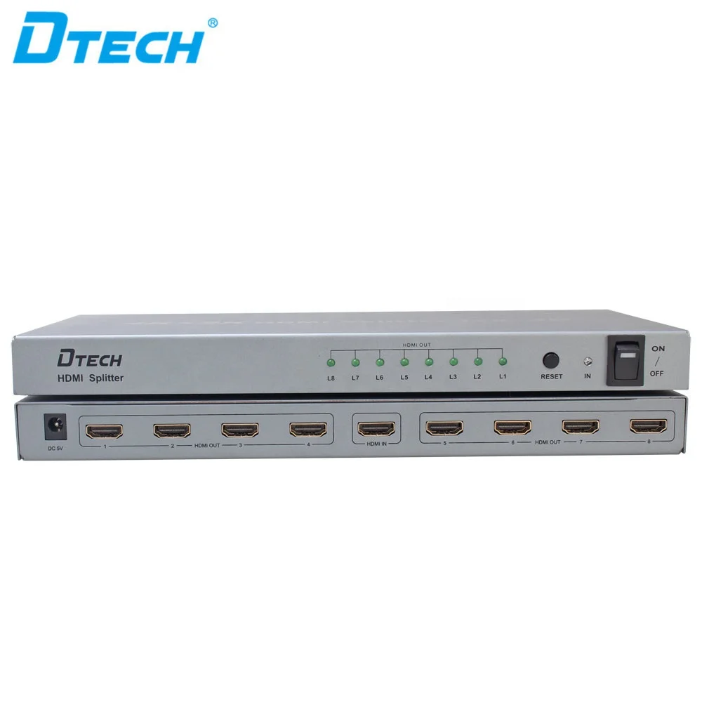 

Factory Price HD 3D 4K HDMI Camera Video TV Data Splitter 1 in 8 out