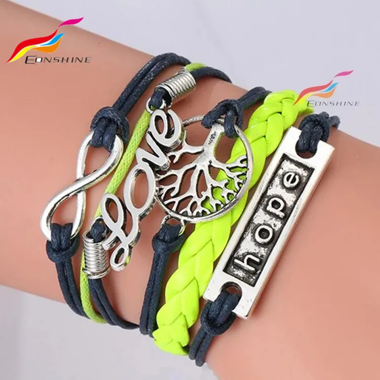 

Classic rivet leather flower charm bracelet & bangles two buttons size men bracelets, Various colors available