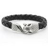WIDE DUELING SERPENT Bendable Mens Snake Cuff Bracelet