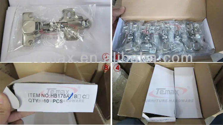 Hydraulic kitchen cabinet hinges