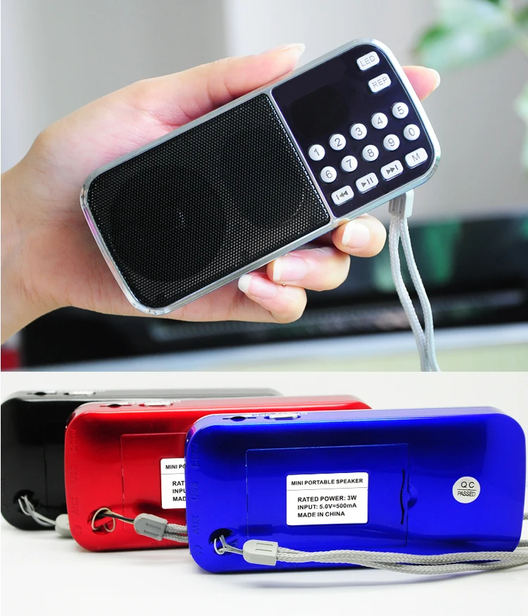 

FM /AM Radio Adudio Player,Play MP3 music from TF card and USB flash drive, LED display screen