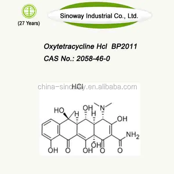 
CAS 2058-46-0 95% up Oxytetracycline Base 