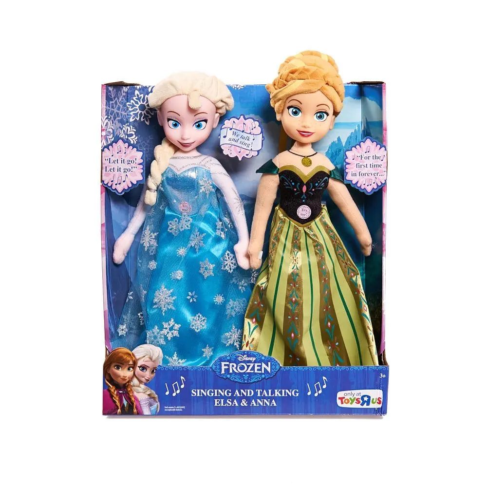 elsa and anna singing dolls asda