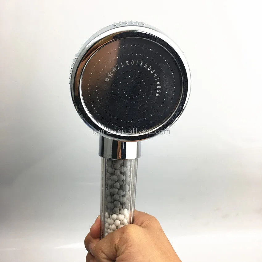 Latest Tourmaline Healthcare Shower Head With 3kinds Mineral Stone