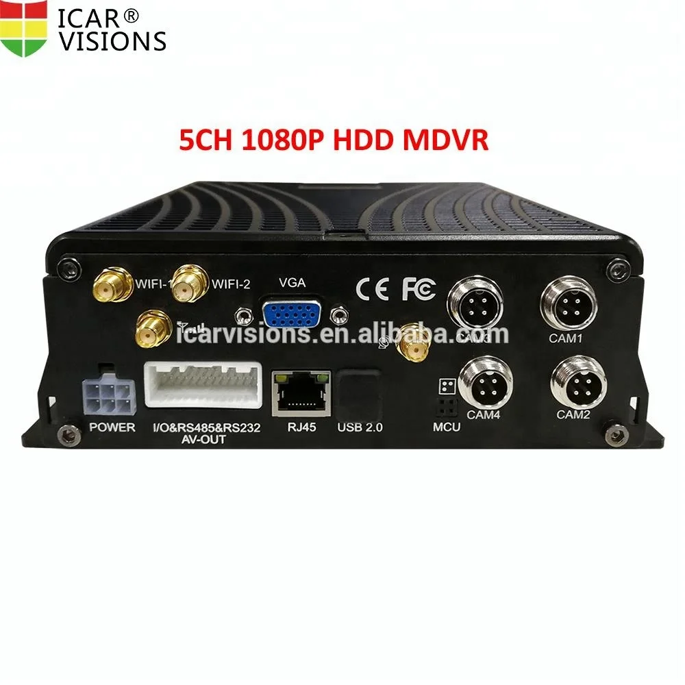 
1080P HDD vehicle cctv system original manufacturer ICARvisions mobile NVR MDVR made in China 