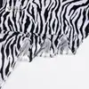 Custom design tiger print polyester velvet fabric wholesale stock