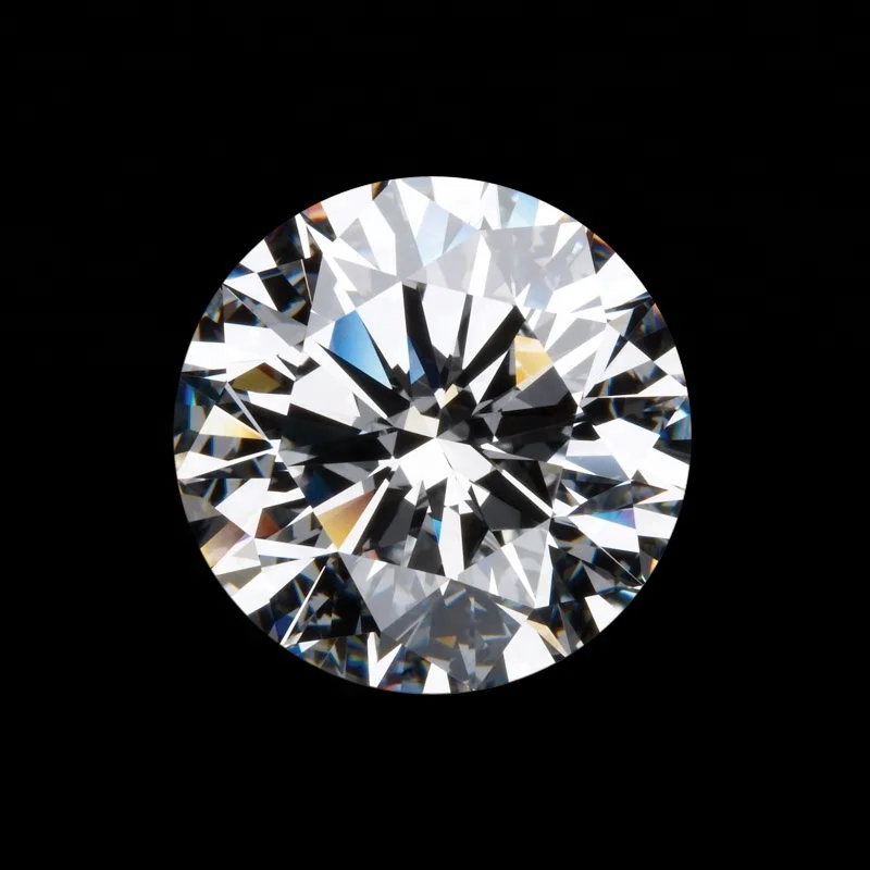 

6A white synthetic zircon stones loose gemstones cubic zirconia price 6.7mm zircon stone, White color