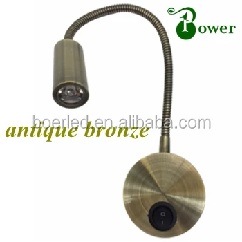 BRONZE 2W 12 VOLT LED CARAVAN READING LIGHTS