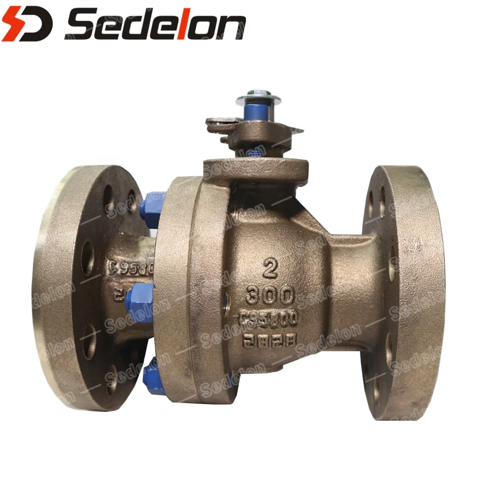 Api 6d Bronze Copper Flanged Ball Valve 2inch Class 300lb C95800 Buy