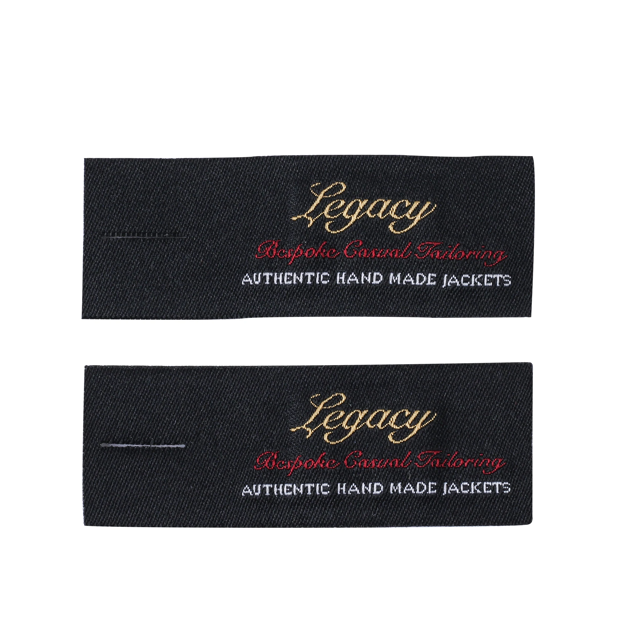 

100pcs us$19 100D yarn Peel and Stick Self Adhesive Laser Heat Cut Border polyester Woven Patch Custom Labels For Clothing