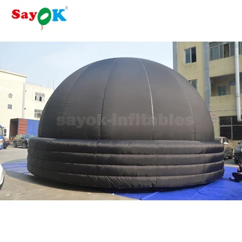 dome inflatable sphere tent screen larger projection