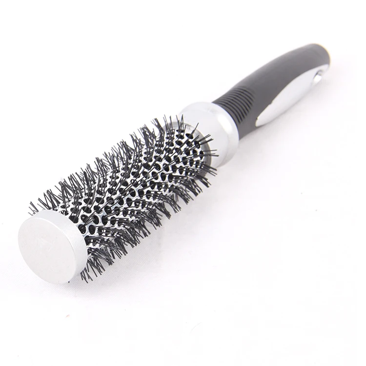 Fashion Round Hairbrush Metal Pins Bristle Brush Hair Buy Metal Bristle Brush,Metal Hair Brush