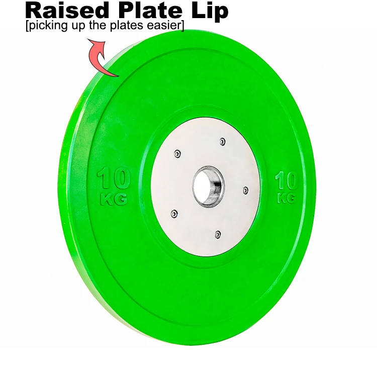 Hot selling durable rubber / PU bumper plate Elite 15kg barbell weight lifting plates