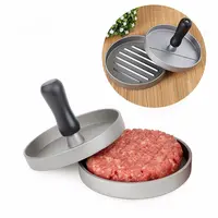 

Hamburger Press Aluminum Burger Press Heavy Duty Non-Stick Hamburger Patty Maker Perfect Hamburger Mold Ideal for BBQ Grill