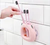 Bathroom bear cartoon shape suction wall type toothbrush holder Storage rack / Cartoon seamless strong paste razor holder