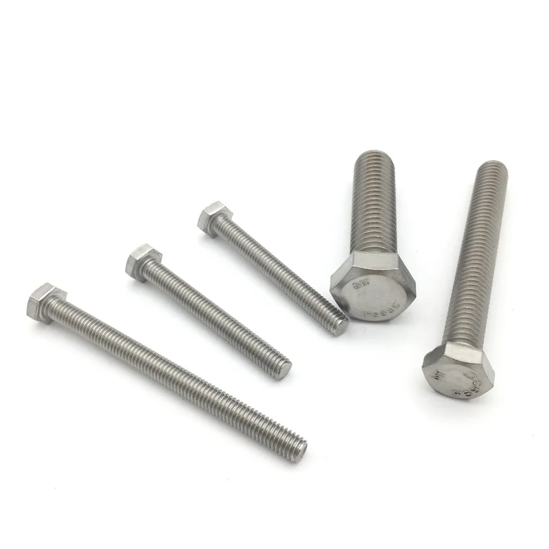 
Din933 full thread 18-8 A2-70 Stainless Steel Hex Bolt 