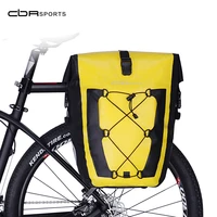 

CBR ODM AS-002 High Frequency 27L Waterproof IPX6 Bicycle Grocery Carrier Double Rear Bag TPU Cycling Bike Rack Panniers