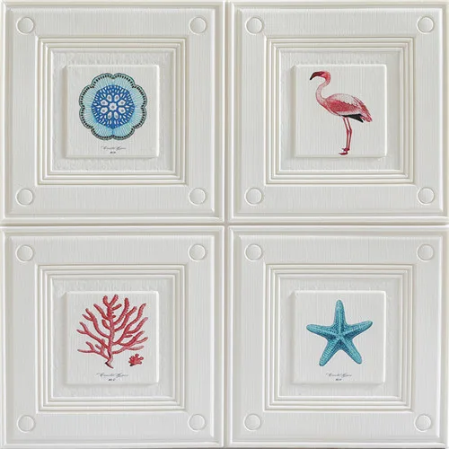 3d Wallpaper For Your Construction High Foam Sticker/foam Wall Coverings