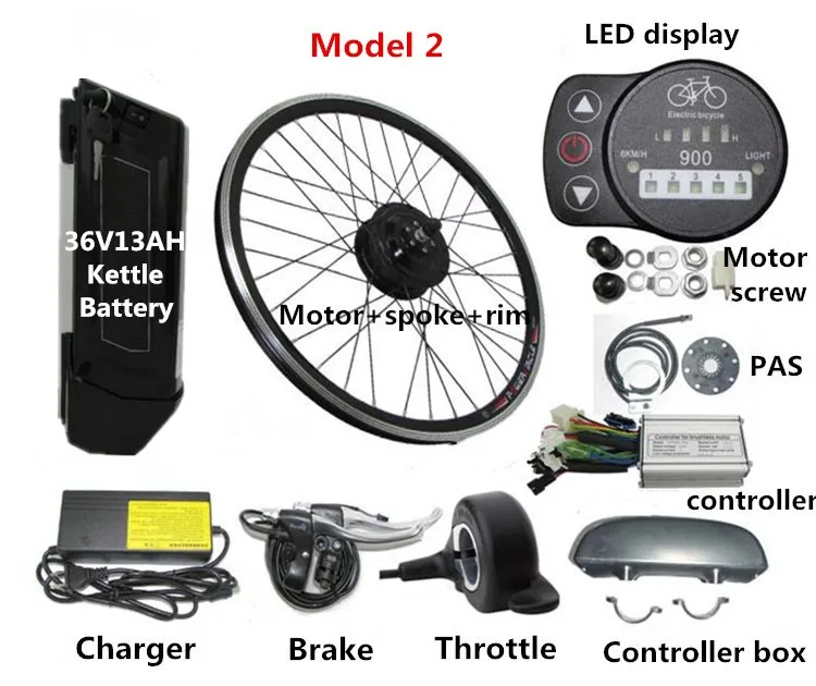 Perfect New Arrival Lithium Battery E-Bike Conversion Kit Cheap Price Pedal Assist Electric bike conversion kit 1