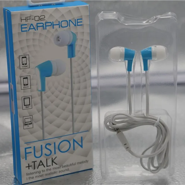 

Wholesale Fashion Colorful Cell Phone Wired In-ear Earphone with Mic, We can accept customise