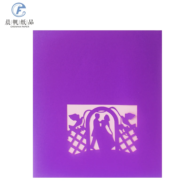 
handmade pop up wedding invitation card wedding gift 