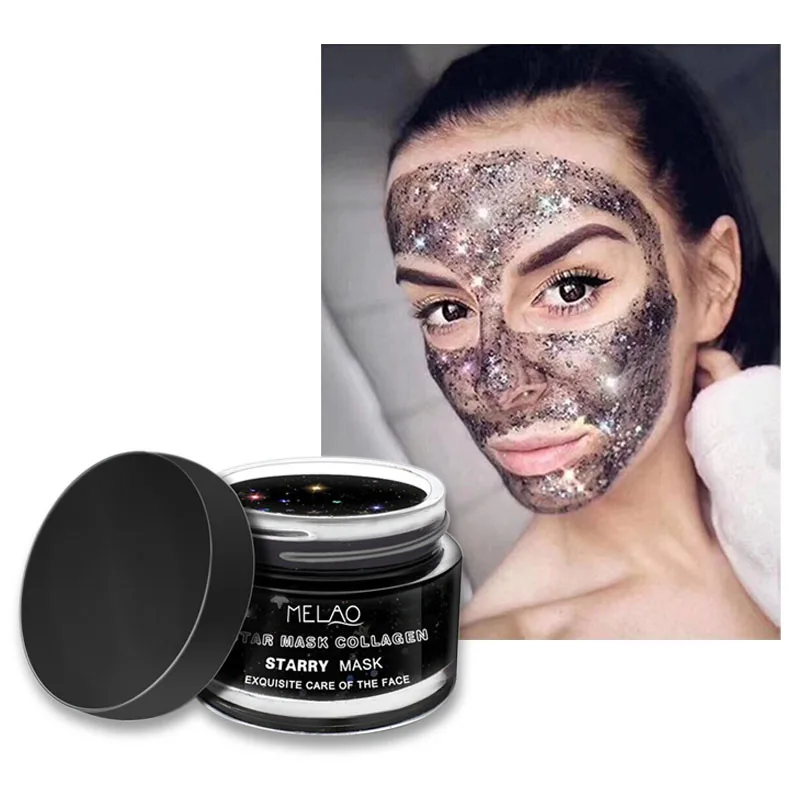 2018 new starry sky facial mask peel off mask tightening essence