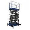 Loading Capacity 450kg 24V Mobile Scissor Lift with Motorized Device Maximum Platform Height 9m