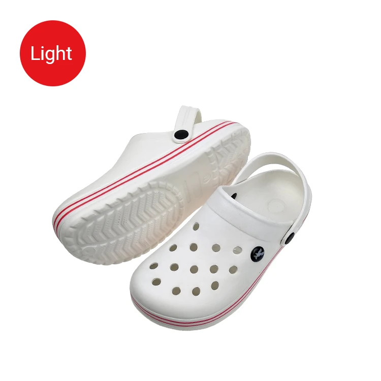 

Low MOQ Cheap Rubber Price EVA Clogs Hole Shoes, Soft Comfortable Plastic Clogs For Men Women, Customized