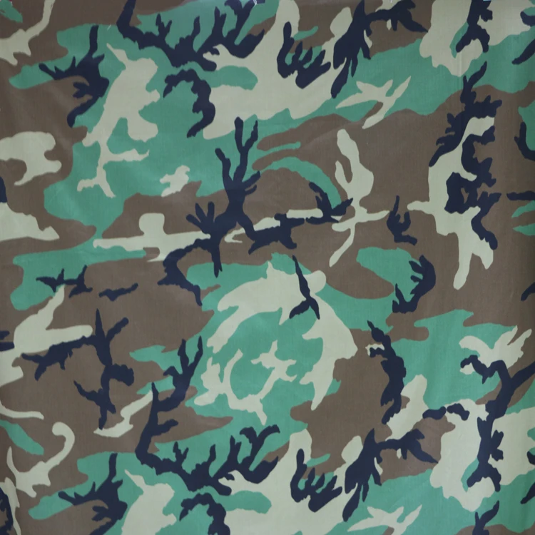 Nylon Cotton Blend 50/50 Army Camouflage Fabric For Uniforms - Buy ...