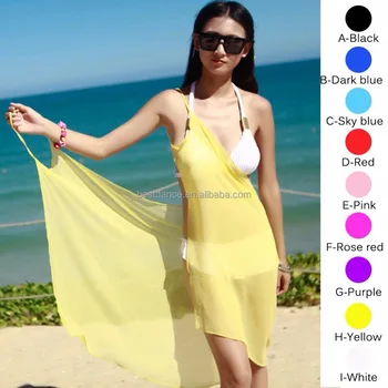 beach wear wrap dress