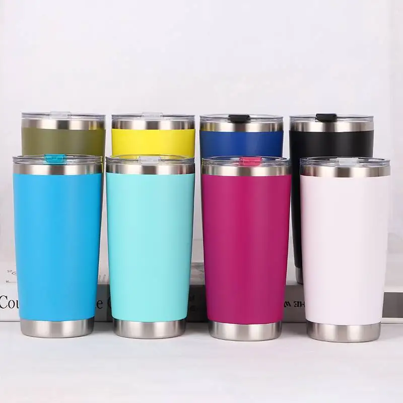 20oz BPA Free Stainless Steel Double Wall Vacuum Insulated Tumbler Travel Cup