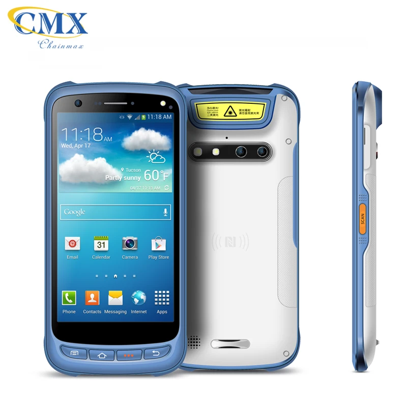 

Mobile 5.2inch touch screen courier handheld PDA medical wireless NFC android data collector terminal, N/a