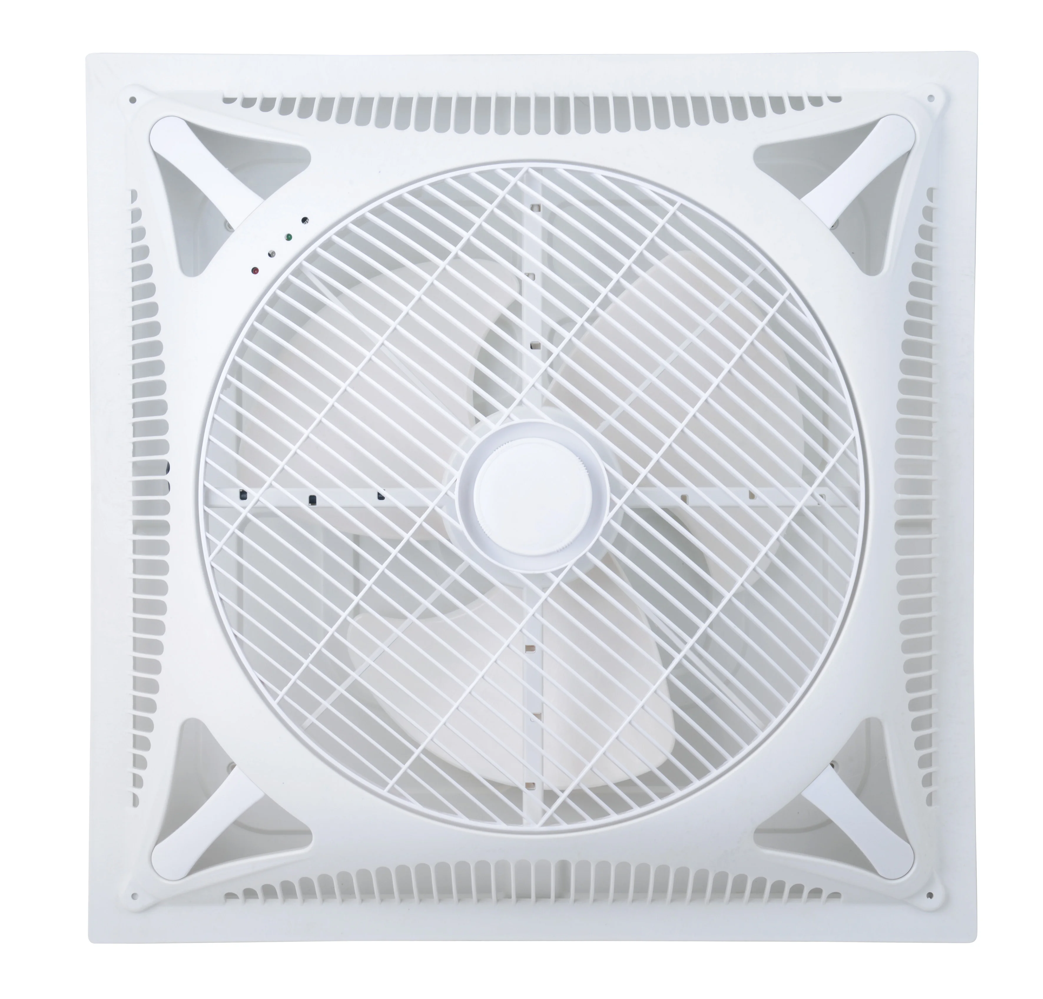 Stehventilator blanc avec télécommande 3-vitesses