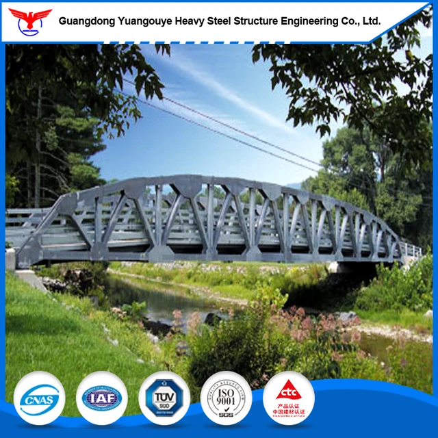 q235 prefabricated truss structure steel fabrication bailey