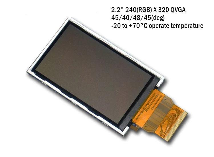 Tianma Tm022hdht1 Transflective Tft 2.2 Inch Mini Lcd Screen,Tiny Lcd