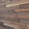 3D background natural wood wall