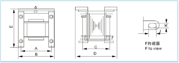 BK-250 250VA 220V/380V Input Single Phase Industrial Control Transformer