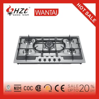 33 30 24 Inch Series Stainless Steel Cooktop 5 Burner Gas Cooker