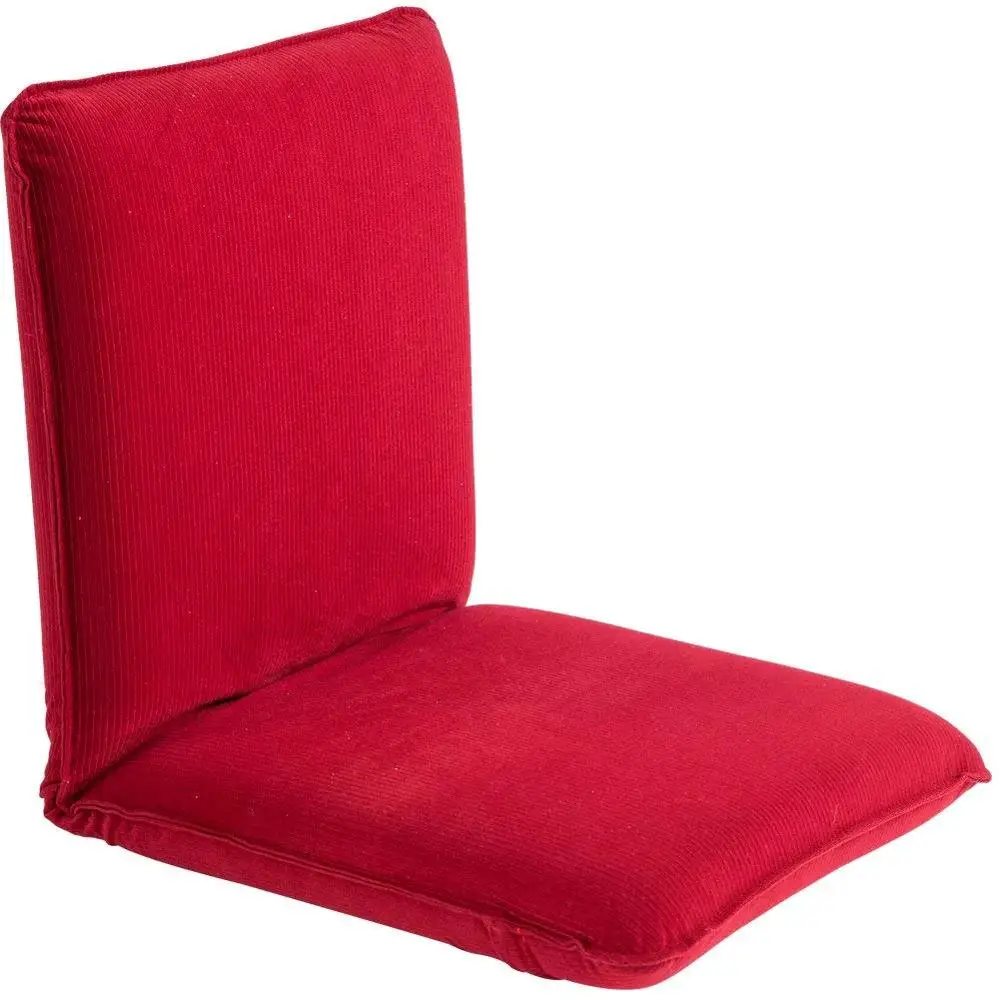 Indoor Outdoor Adjustable 5-Position Floor Cushion Stadium Chairs for Relaxing