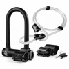 Heavy Duty Bike Locks Anti-theft Bicycle U Lock with Mount Bracket&2 Keys