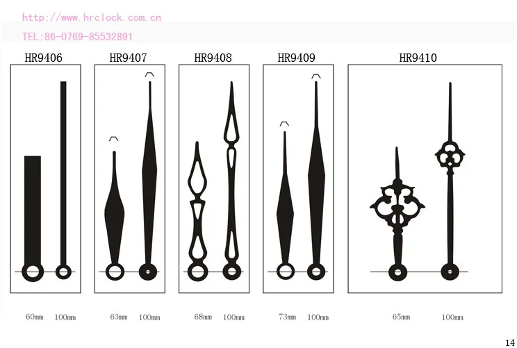 Clock Hands With Luminous Hands Alarm Clock New Wall Clock Hands