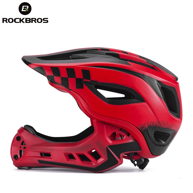 

ROCKBROS Children Balance Bike Safety Sports Full Face Covered Bicycle Cycling Helmet