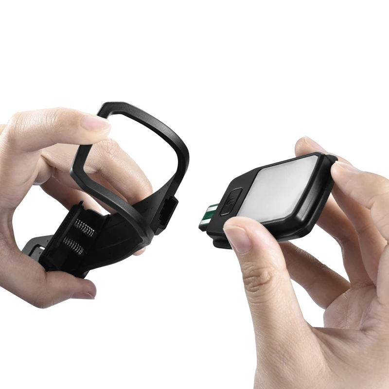 
LEDs Rechargeable Mini Black Clip on Reading Book Light Brightness 