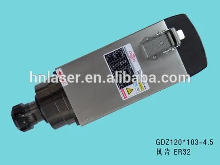 high precision 6kw air cooling spindle with  Collect ER32 for CNC router