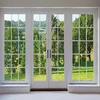 Residential fixed glass aluminum corner window