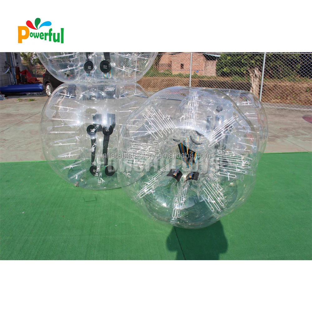 1.8M Durable TPU Bumper Football Inflatable Clear Bubble Soccer Set